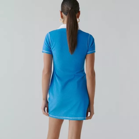 UO Stripe Terry Polo Dress - Picture 3 of 4